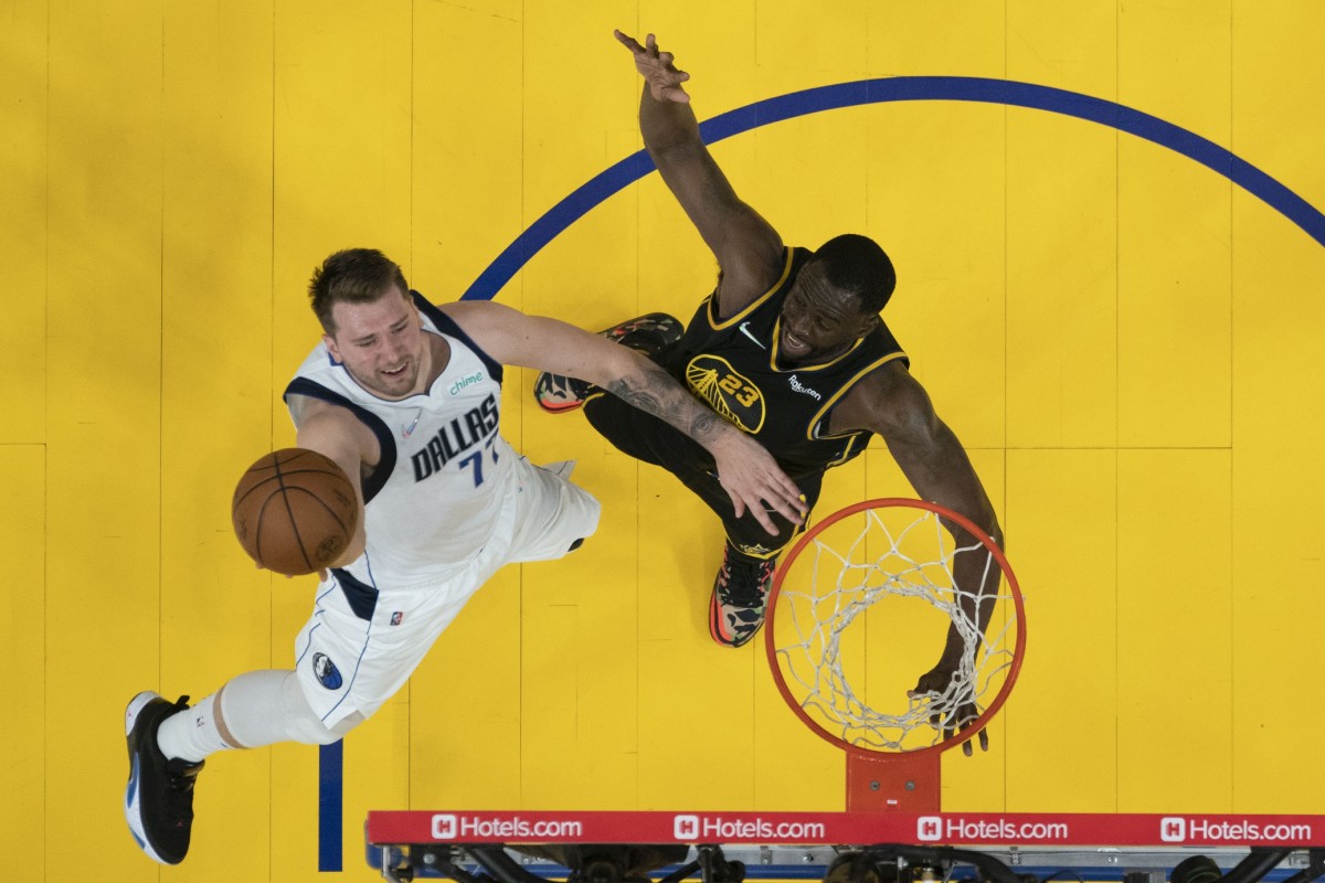 Luka Doncic, Draymond Green, Dallas Mavericks, Golden State Warriors